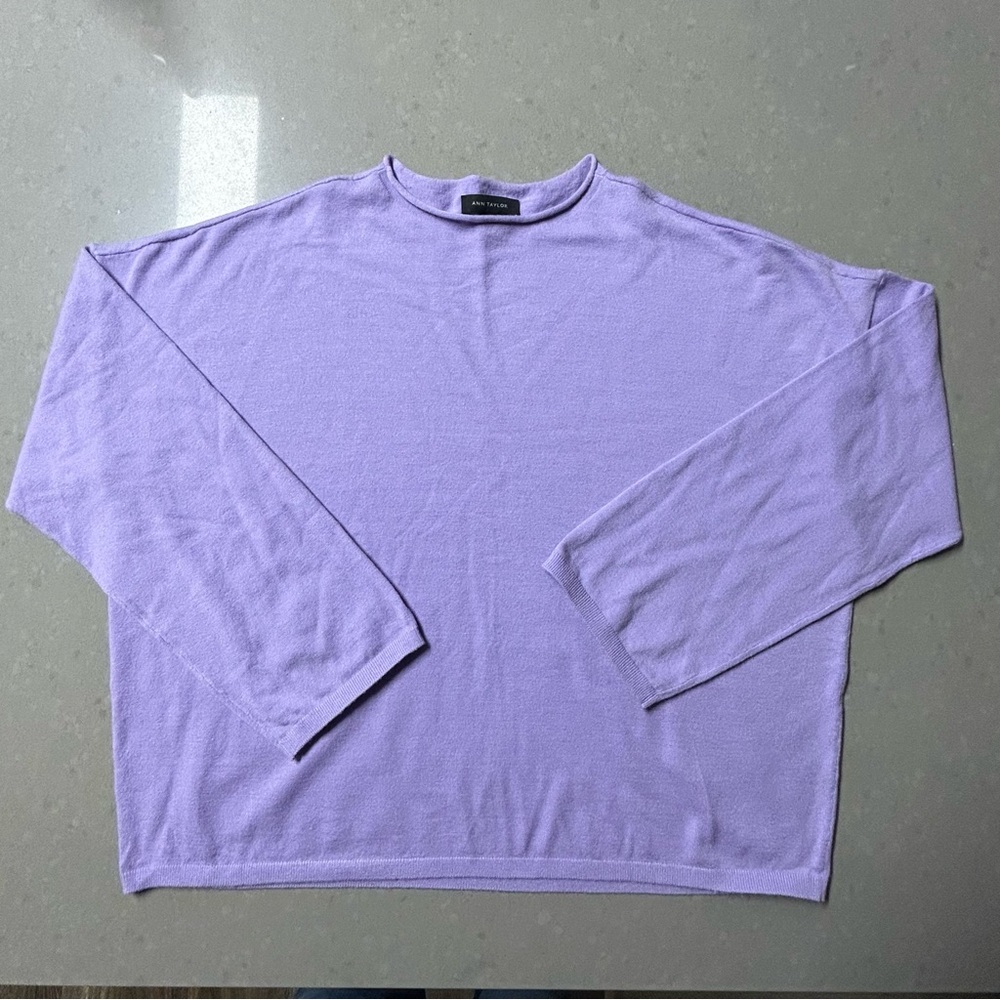 Ann Taylor Lavender Women's Sweater